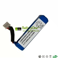 Replacement battery for DENON DSB-100 CABICR18650-2600