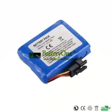 Replacement battery for Medcaptain 654255 154457 MP Series MP-30 MP-60 SYS-6010