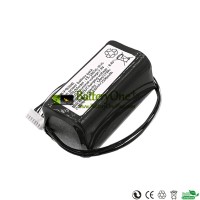 Replacement battery for PLC FX-18650-2P2S