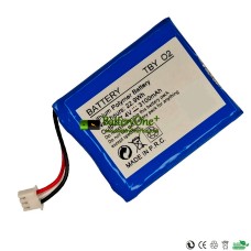 Replacement Battery for EMTEK TBY-02 TBY-O2