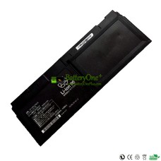 Replacement Battery for Panasonic CF-qv8 CF-QV9A/D/E/K CF-XZ6 CF-VZSU1NJS/MJS Black