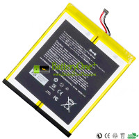 Replacement Battery for Amazon 58-000187 2955C7 58-000280 26S1015 A2110