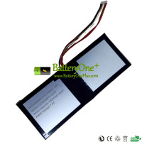 Replacement Battery for Jumper 7Buckles-5Lines 12256 U516698PV-2S1P S5Pro EZbook