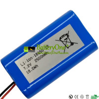 Replacement Battery for PLC Li-ion-18650-2S