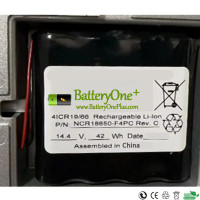 Replacement Battery for PLC REV.C NCR18650-F4PC