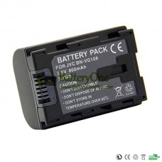 Replacement Battery for JVC BN-VG121E BN-VG121U BN-VG138 860mAh