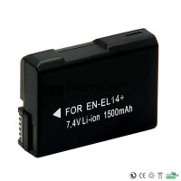 Replacement Battery for Nikon EN-EL14 ENEL14a DSLR D5200 D5300 D5500