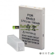 Replacement Battery for Nikon EN-EL5 Coolpix 5900 P5100 7900 P6000 1100mAh