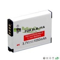 Replacement Battery for Samsung SLB-11A WB100 WB1000 WB5000 CL65 CL80 1050mAh