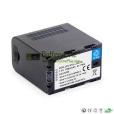 Replacement Battery for JVC SSL-JVC50 SSL-JVC70 75 78 GY-HMQ10 HM600 HM650 7800mAh with USB output