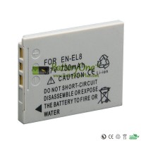 Replacement Battery for Nikon EN-EL8 COOLPIX S1 S2 S3 P1 P2 S5 S6 S7 S8 S9 S51 S50 S52