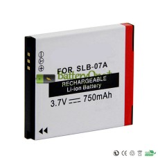 Replacement Battery for Samsung SLB-07A ST45 ST50 ST500 ST550 ST600 PL150 750mAh