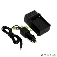 Replacement Charger for Sony NP-FM50 DSC-F828 with Car Charging Cable