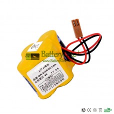 Replacement Battery for FANUC BR-2/3AGCT4A Brown Connector