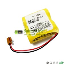 Replacement Battery for FANUC BR-CCF2TH 6V A06B-0073-K001