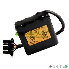 Replacement Battery for PLC 8HR-4/3FAUPC 9.6V