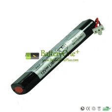 Replacement Battery for Welch Allyn AED 10 00185-2 12V 3AH Li/Mn02